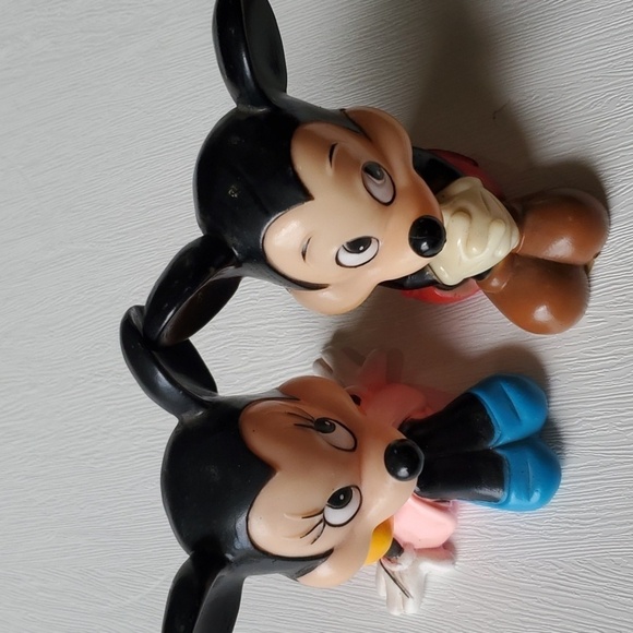 Disney Vintage Made in Korea 80'S Rubber Micky & Minnie Mouse original price tag - Picture 11 of 13